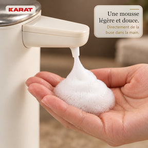 Distributeur automatique de savon mousse | Liora | Sans contact avec capteur, batterie USB-C & inox | 250 ml