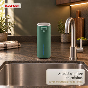 Distributeur automatique de savon mousse | Liora | Sans contact avec capteur, batterie USB-C & inox | 250 ml