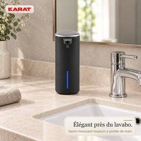 Distributeur automatique de savon mousse | Liora | Sans contact avec capteur, batterie USB-C & inox | 250 ml