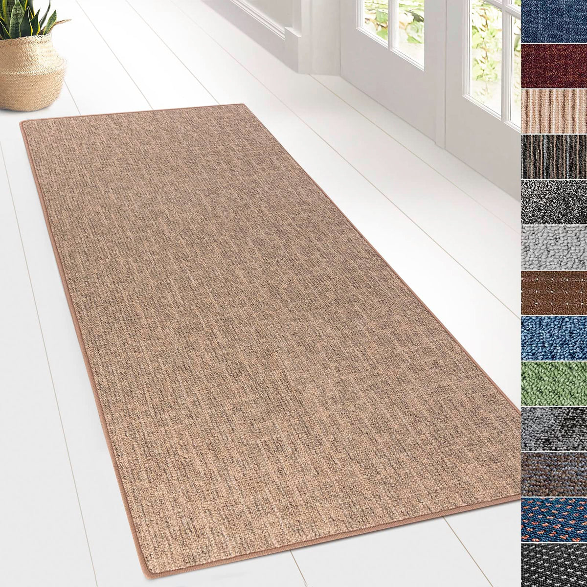 ✂ Tapis sur Mesure "Alto" - Moelleux Bouclé Plat | Idéal pour Pièces à Vivre | Confort et Élégance