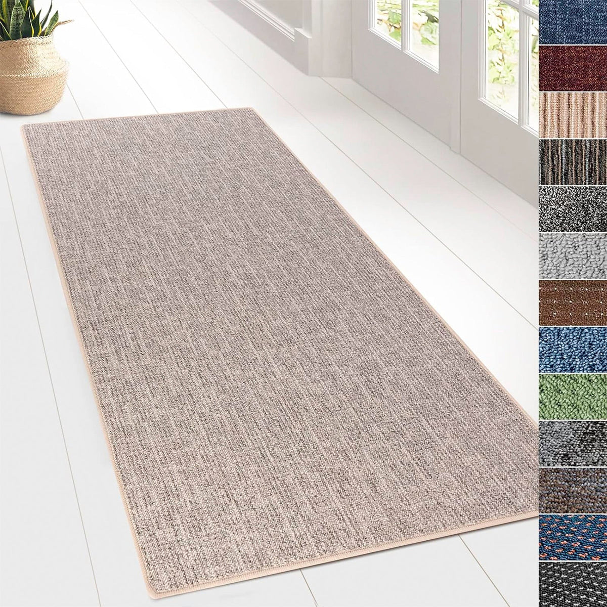 ✂ Tapis sur Mesure "Alto" - Moelleux Bouclé Plat | Idéal pour Pièces à Vivre | Confort et Élégance