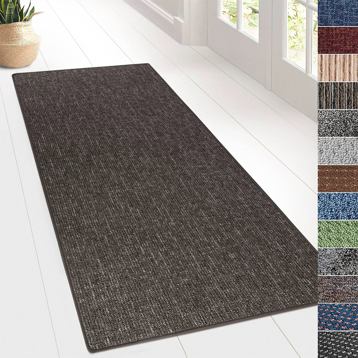 ✂ Tapis sur Mesure "Alto" - Moelleux Bouclé Plat | Idéal pour Pièces à Vivre | Confort et Élégance