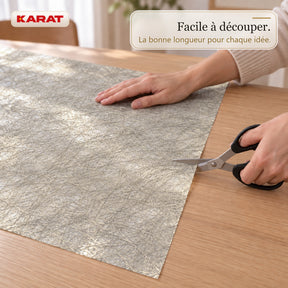 Chemin de table | Monarch | Voile décoratif à reflets métallisés | Rouleau 30 cm x 25 m | 13 coloris