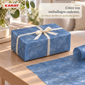 Chemin de table | Monarch | Voile décoratif à reflets métallisés | Rouleau 30 cm x 25 m | 13 coloris