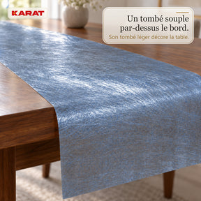 Chemin de table | Monarch | Voile décoratif à reflets métallisés | Rouleau 30 cm x 25 m | 13 coloris