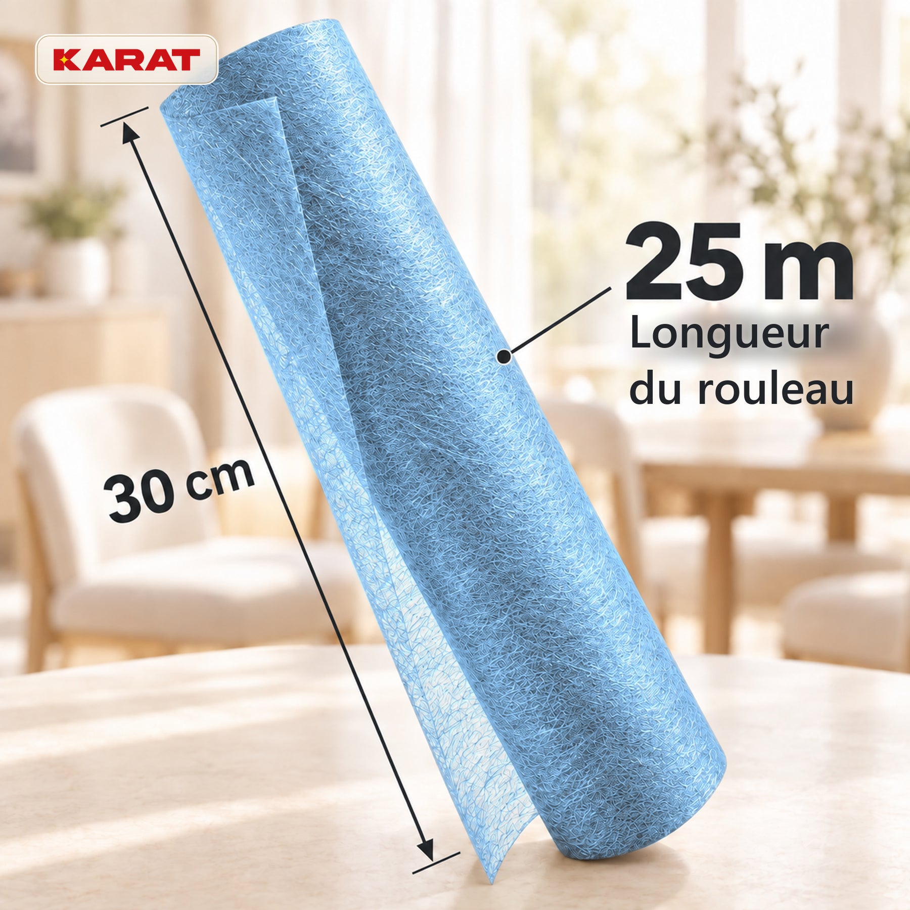 Chemin de table | Monarch | Voile décoratif à reflets métallisés | Rouleau 30 cm x 25 m | 13 coloris