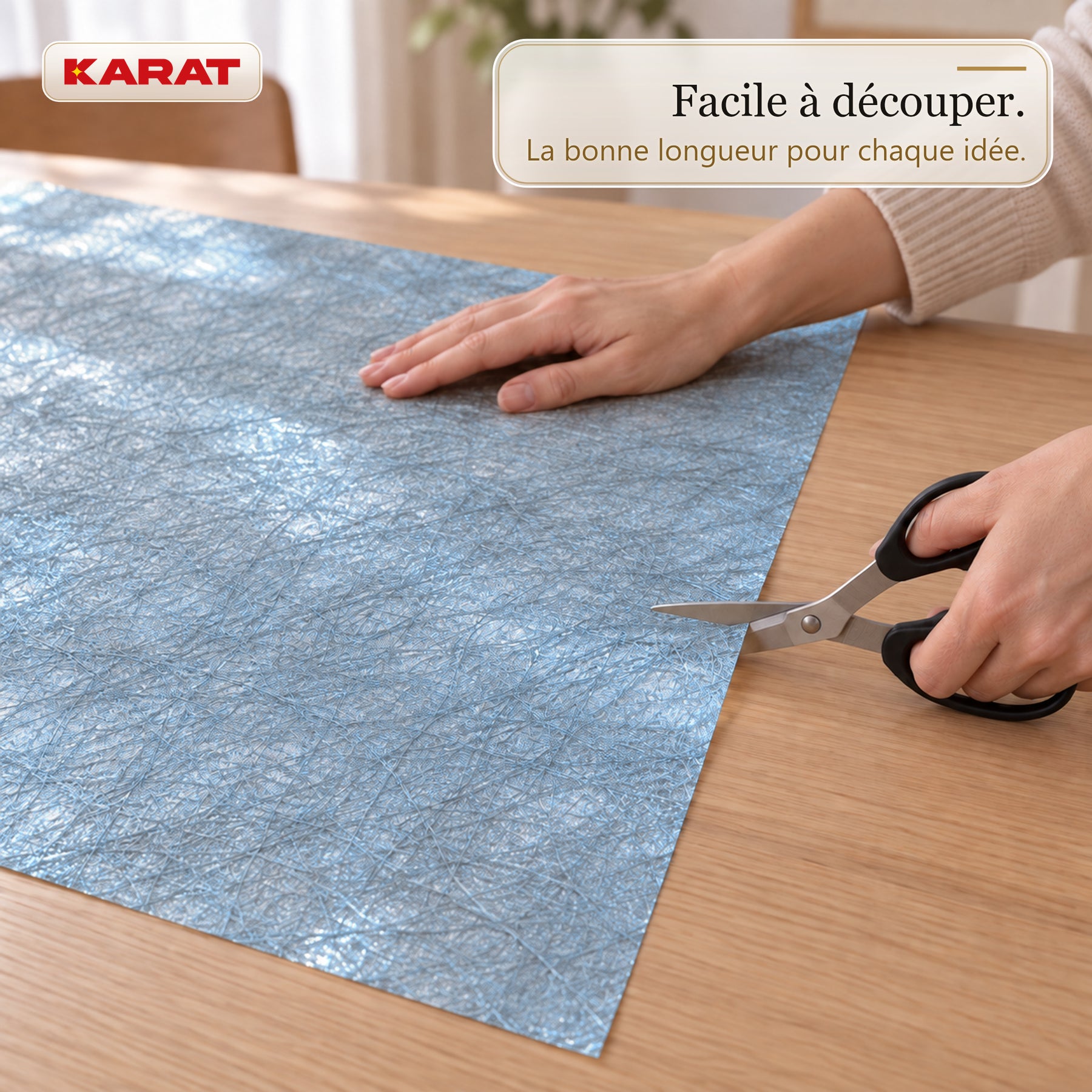 Chemin de table | Monarch | Voile décoratif à reflets métallisés | Rouleau 30 cm x 25 m | 13 coloris