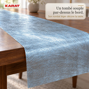 Chemin de table | Monarch | Voile décoratif à reflets métallisés | Rouleau 30 cm x 25 m | 13 coloris