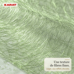 Chemin de table | Monarch | Voile décoratif à reflets métallisés | Rouleau 30 cm x 25 m | 13 coloris