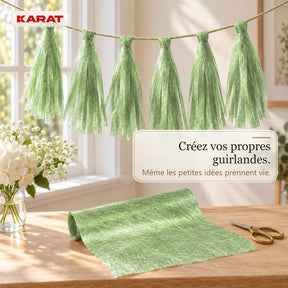 Chemin de table | Monarch | Voile décoratif à reflets métallisés | Rouleau 30 cm x 25 m | 13 coloris