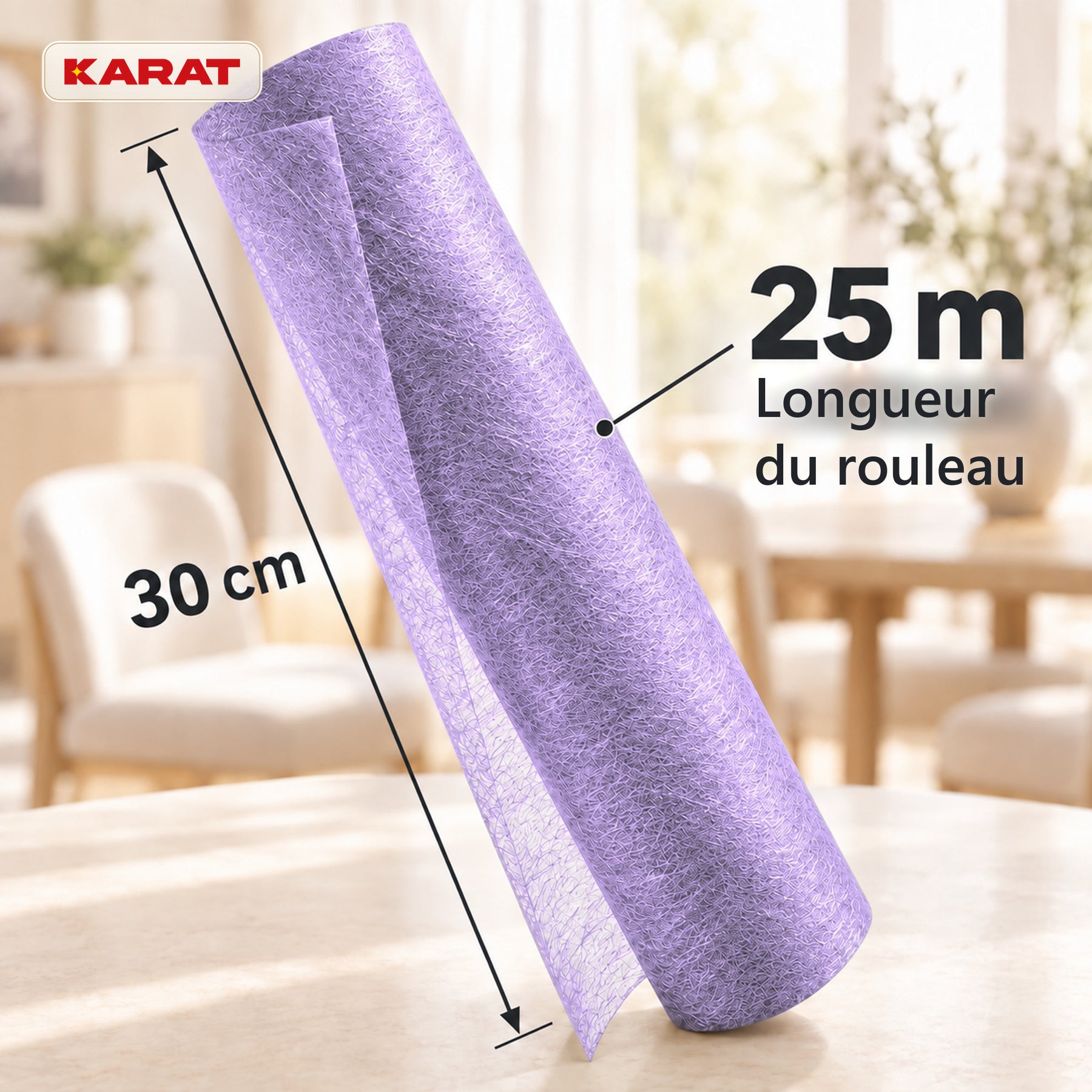 Chemin de table | Monarch | Voile décoratif à reflets métallisés | Rouleau 30 cm x 25 m | 13 coloris