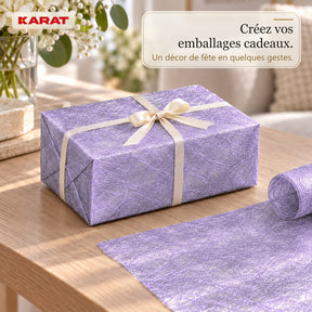 Chemin de table | Monarch | Voile décoratif à reflets métallisés | Rouleau 30 cm x 25 m | 13 coloris
