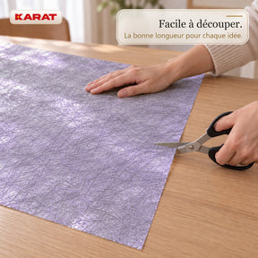 Chemin de table | Monarch | Voile décoratif à reflets métallisés | Rouleau 30 cm x 25 m | 13 coloris
