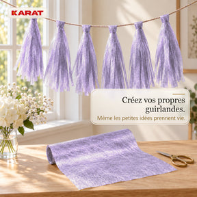 Chemin de table | Monarch | Voile décoratif à reflets métallisés | Rouleau 30 cm x 25 m | 13 coloris