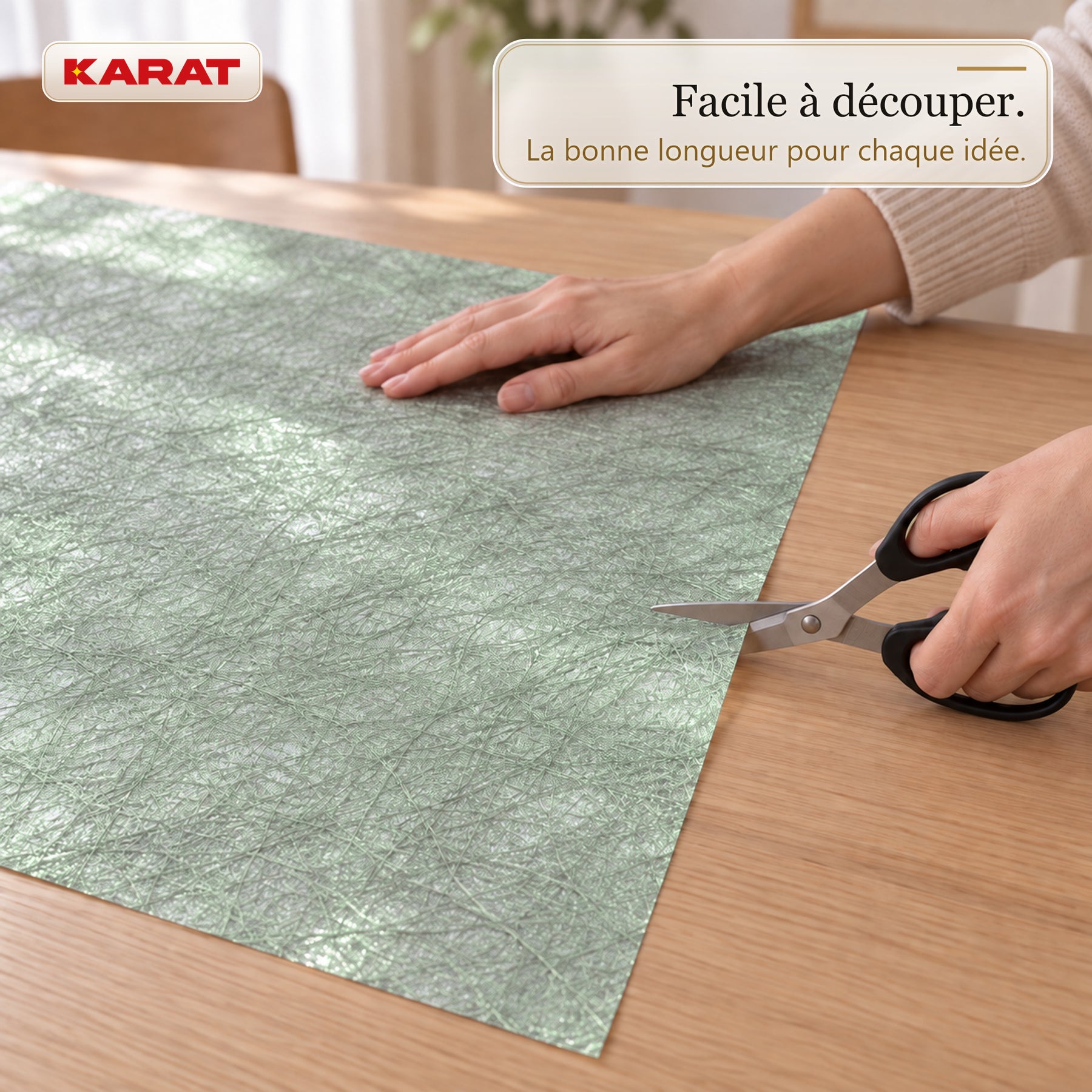 Chemin de table | Monarch | Voile décoratif à reflets métallisés | Rouleau 30 cm x 25 m | 13 coloris