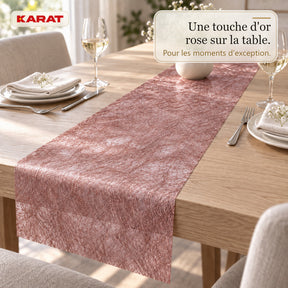 Chemin de table | Monarch | Voile décoratif à reflets métallisés | Rouleau 30 cm x 25 m | 13 coloris