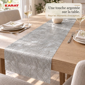 Chemin de table | Monarch | Voile décoratif à reflets métallisés | Rouleau 30 cm x 25 m | 13 coloris