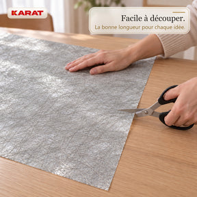 Chemin de table | Monarch | Voile décoratif à reflets métallisés | Rouleau 30 cm x 25 m | 13 coloris