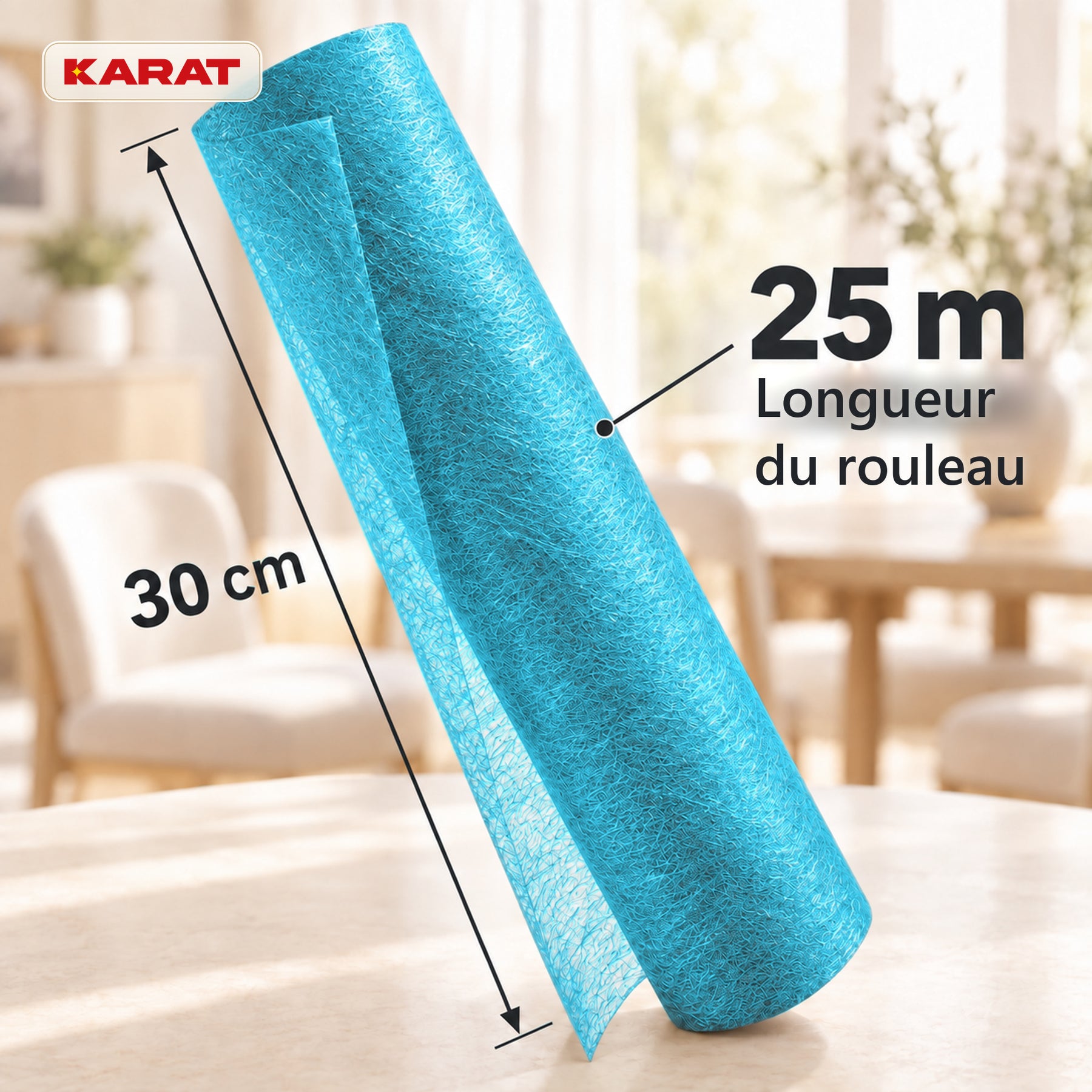 Chemin de table | Monarch | Voile décoratif à reflets métallisés | Rouleau 30 cm x 25 m | 13 coloris