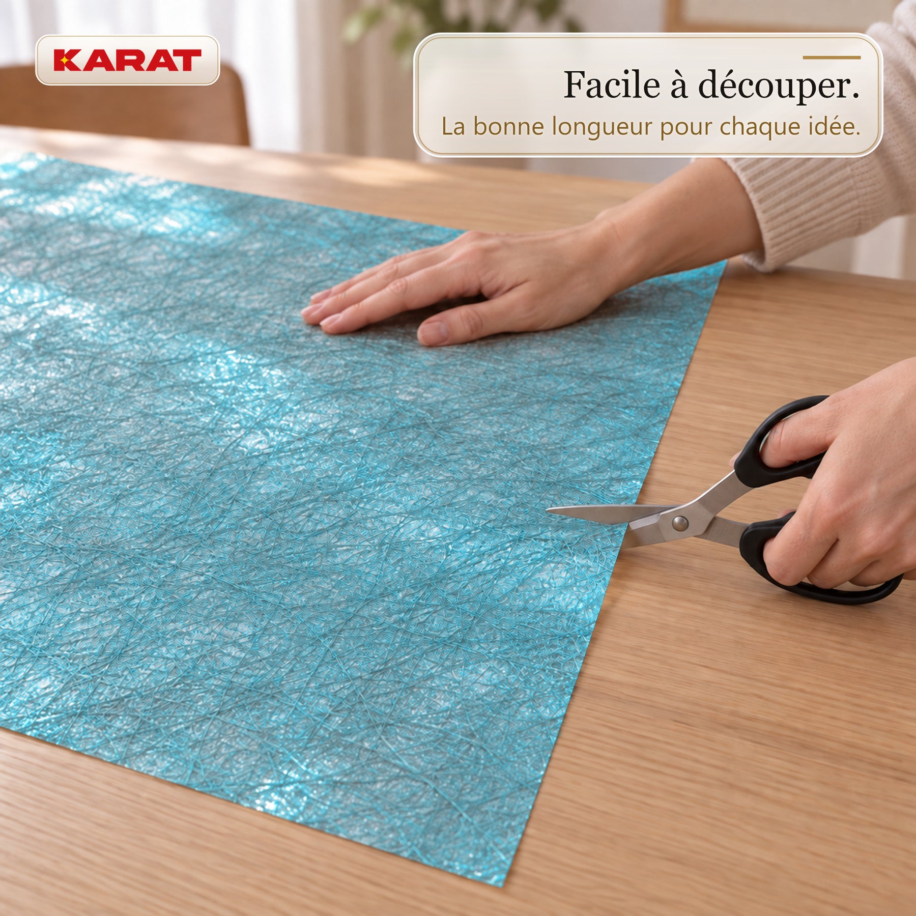 Chemin de table | Monarch | Voile décoratif à reflets métallisés | Rouleau 30 cm x 25 m | 13 coloris