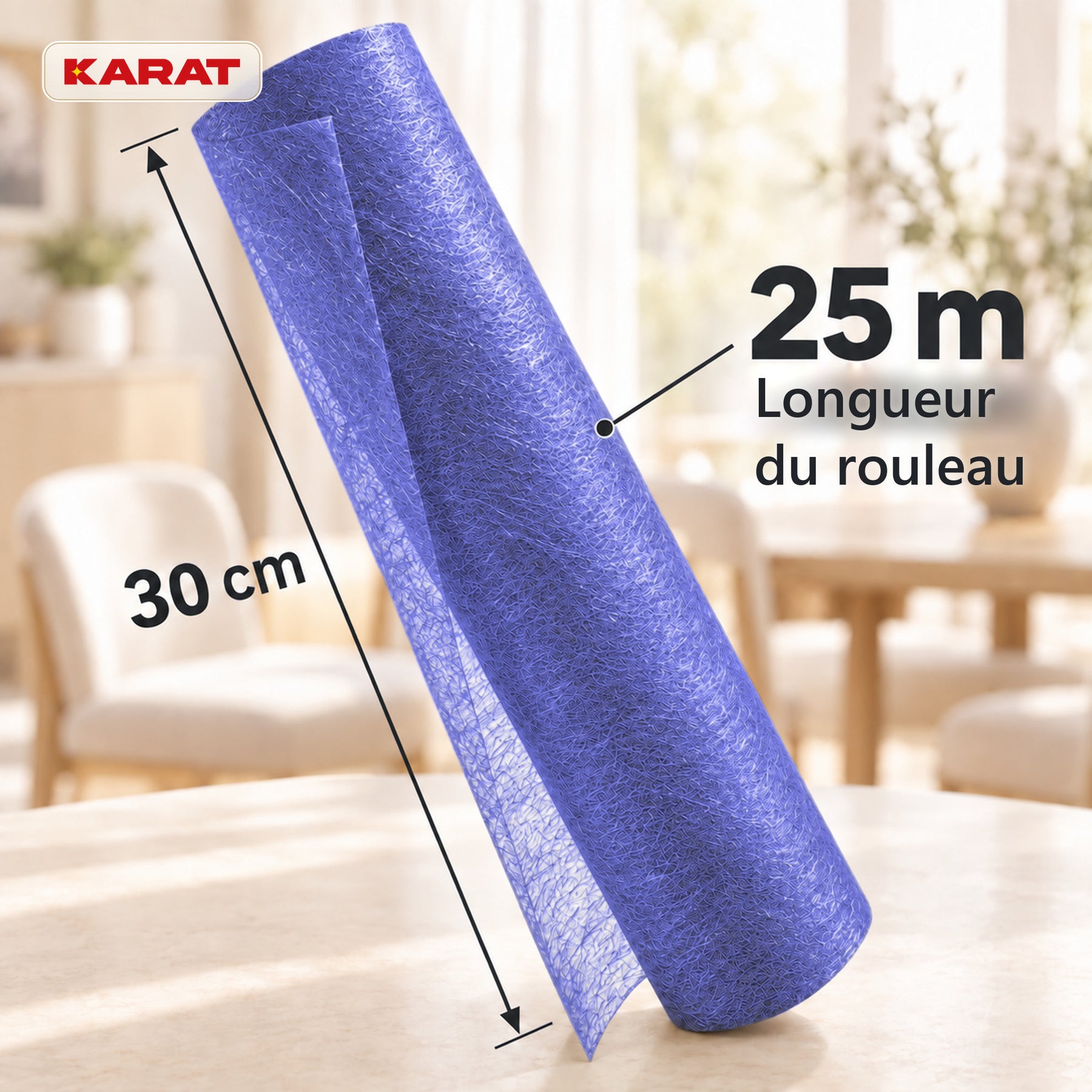 Chemin de table | Monarch | Voile décoratif à reflets métallisés | Rouleau 30 cm x 25 m | 13 coloris