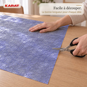 Chemin de table | Monarch | Voile décoratif à reflets métallisés | Rouleau 30 cm x 25 m | 13 coloris