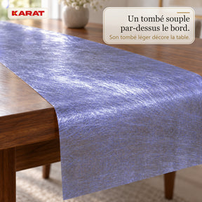 Chemin de table | Monarch | Voile décoratif à reflets métallisés | Rouleau 30 cm x 25 m | 13 coloris