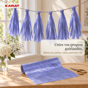 Chemin de table | Monarch | Voile décoratif à reflets métallisés | Rouleau 30 cm x 25 m | 13 coloris