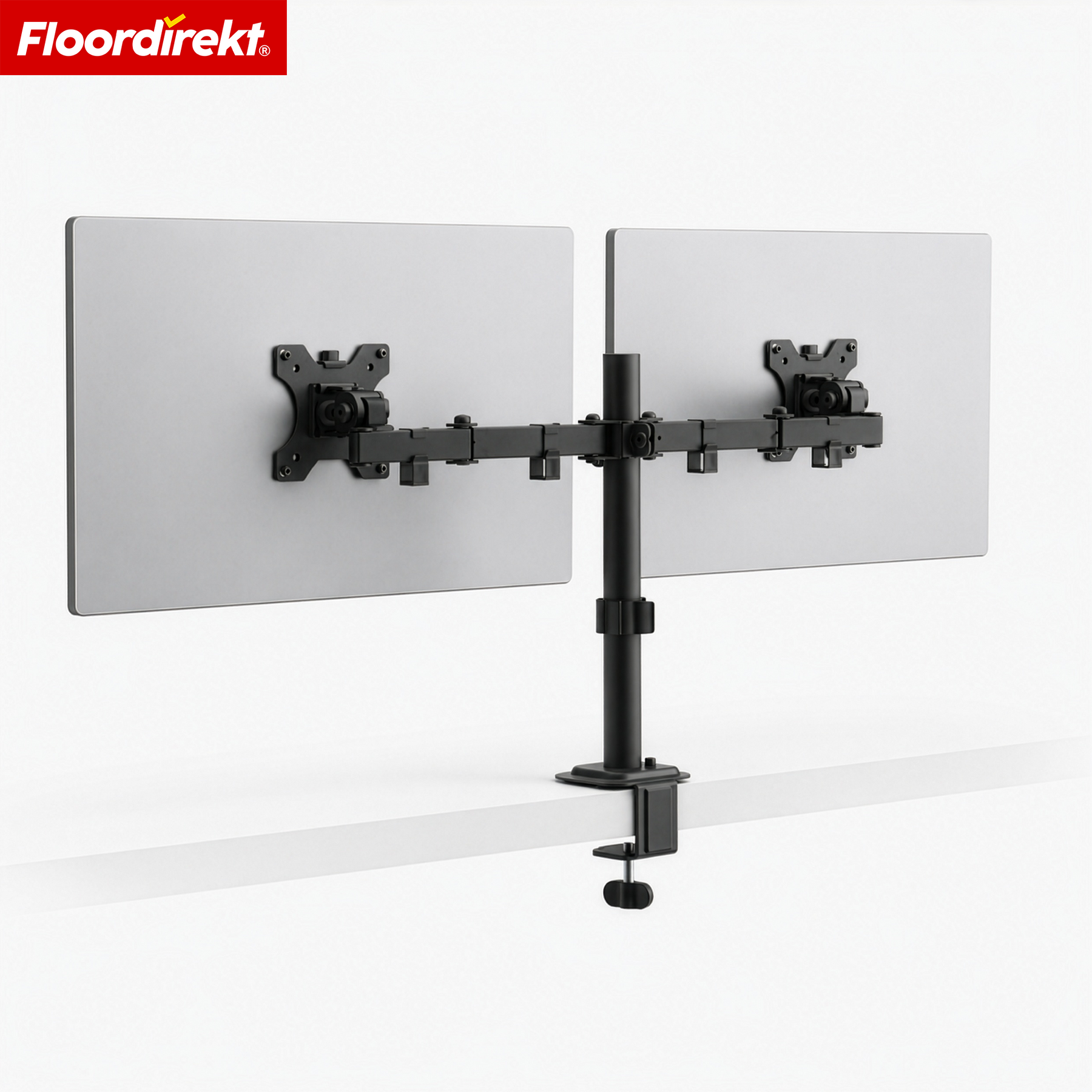 Bras de moniteur | Support d’écran réglable et flexible avec pince de bureau pour 1 ou 2 moniteurs