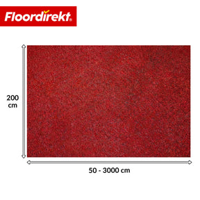 Moquette aiguilletée | Malta | 2 m de large sur mesure | Revêtement de sol avec dossier en mousse pour habitation & bureau