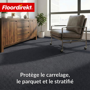 Moquette aiguilletée | Malta | 2 m de large sur mesure | Revêtement de sol avec dossier en mousse pour habitation & bureau