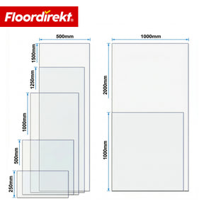 Plaques en plastique | Transparent | Plaques en polystyrène en différentes tailles et épaisseurs