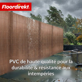 Brise-vue en PVC | Résistant aux intempéries & aux UV | Brise-vue pour balcon & jardin | 4 couleurs | Différentes tailles