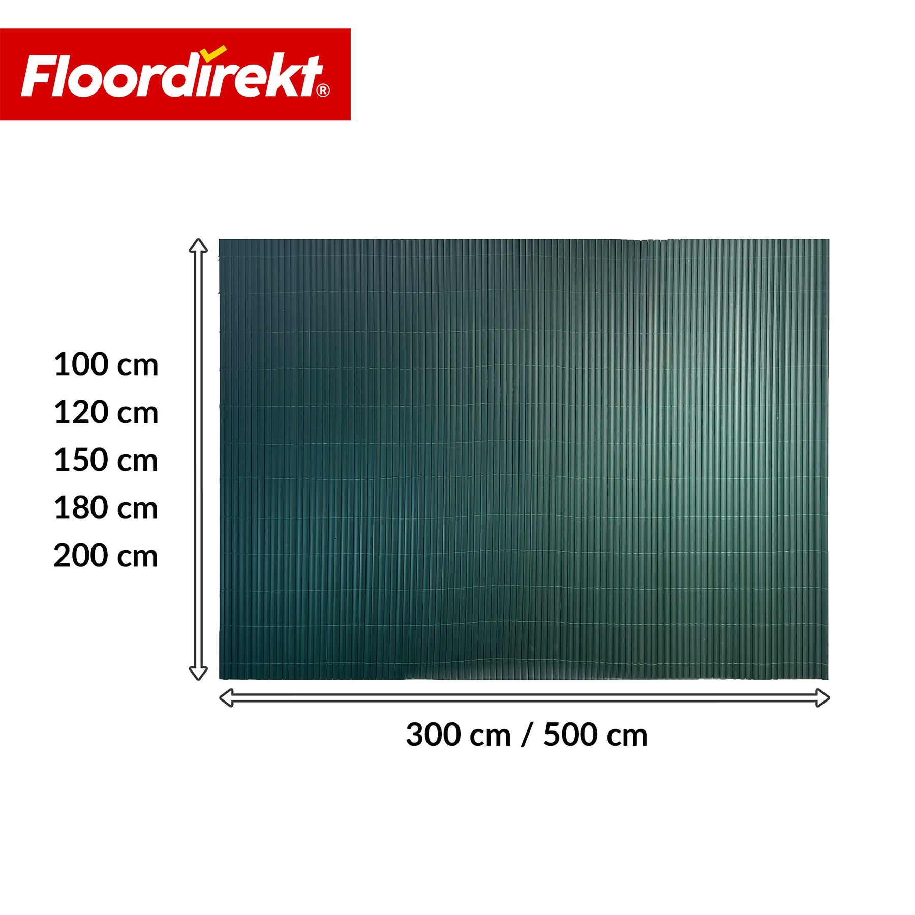 Brise-vue en PVC | Résistant aux intempéries & aux UV | Brise-vue pour balcon & jardin | 4 couleurs | Différentes tailles