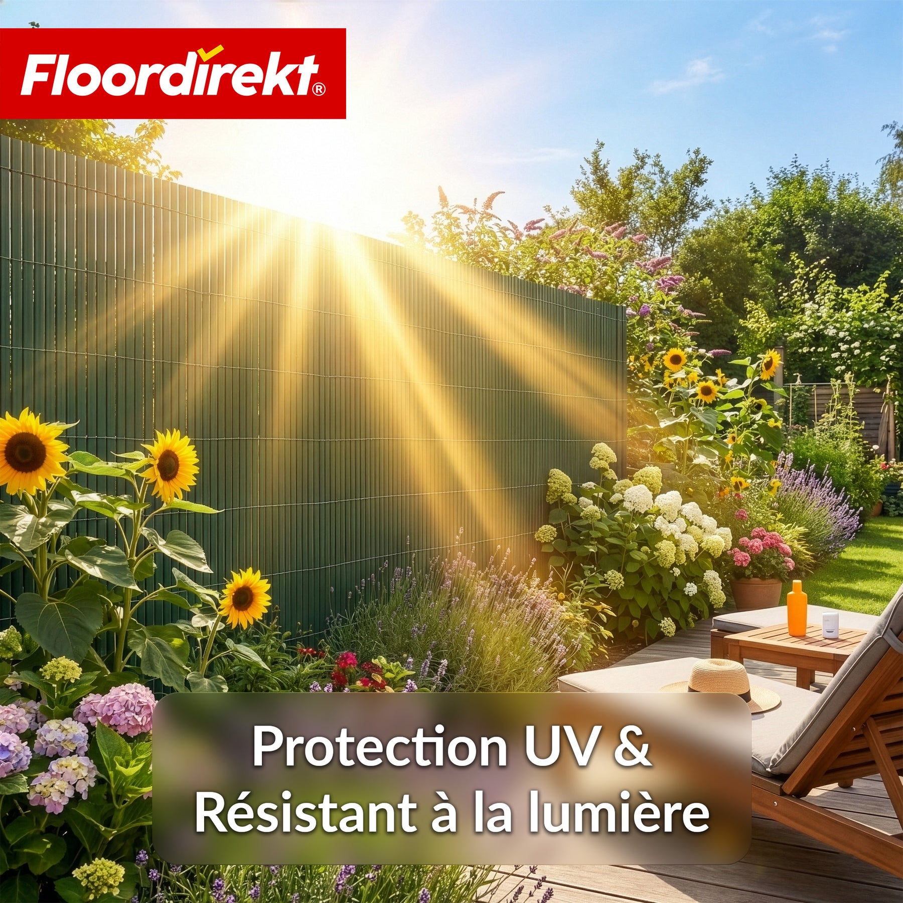 Brise-vue en PVC | Résistant aux intempéries & aux UV | Brise-vue pour balcon & jardin | 4 couleurs | Différentes tailles