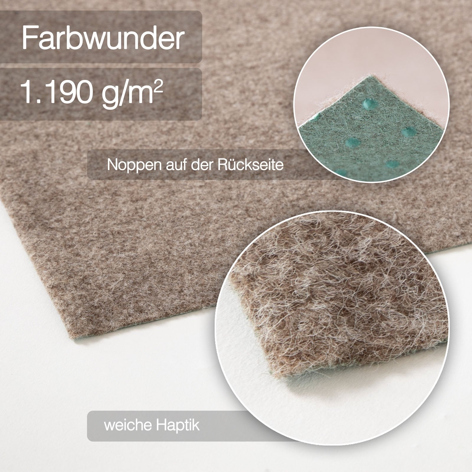 ✂ Tapis de pelouse Farbwunder Pro | Beige