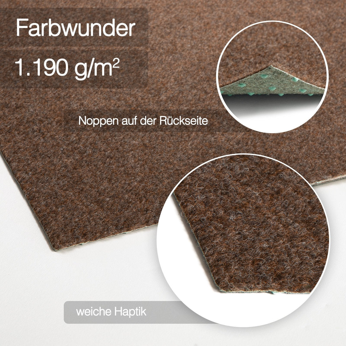 ✂ Tapis de pelouse Farbwunder Pro | Marron