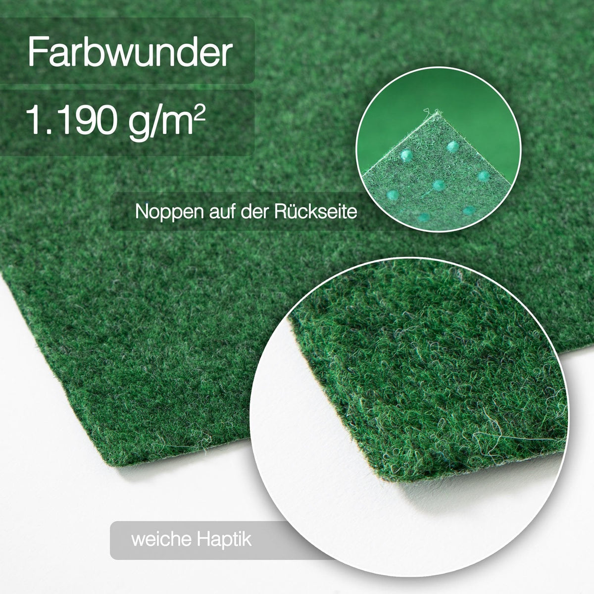 ✂ Tapis de pelouse Farbwunder Pro | Vert