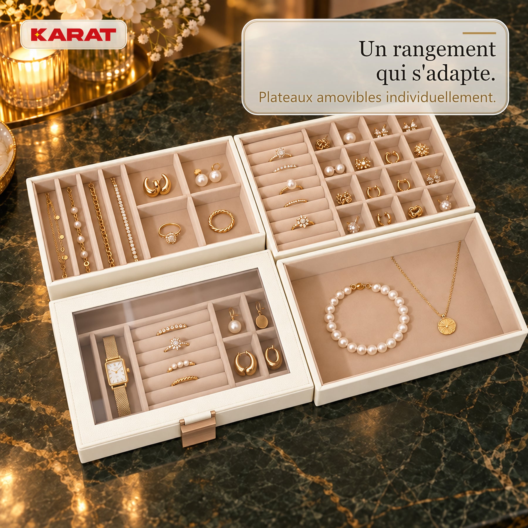 A1_Blanc crème - 4 niveaux