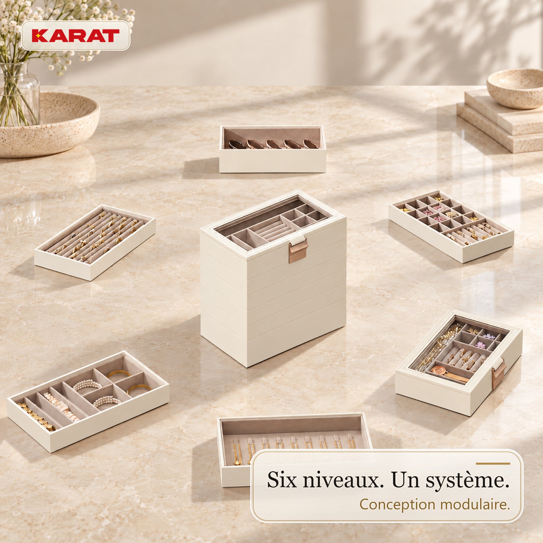 F3_Blanc crème - 6 niveaux