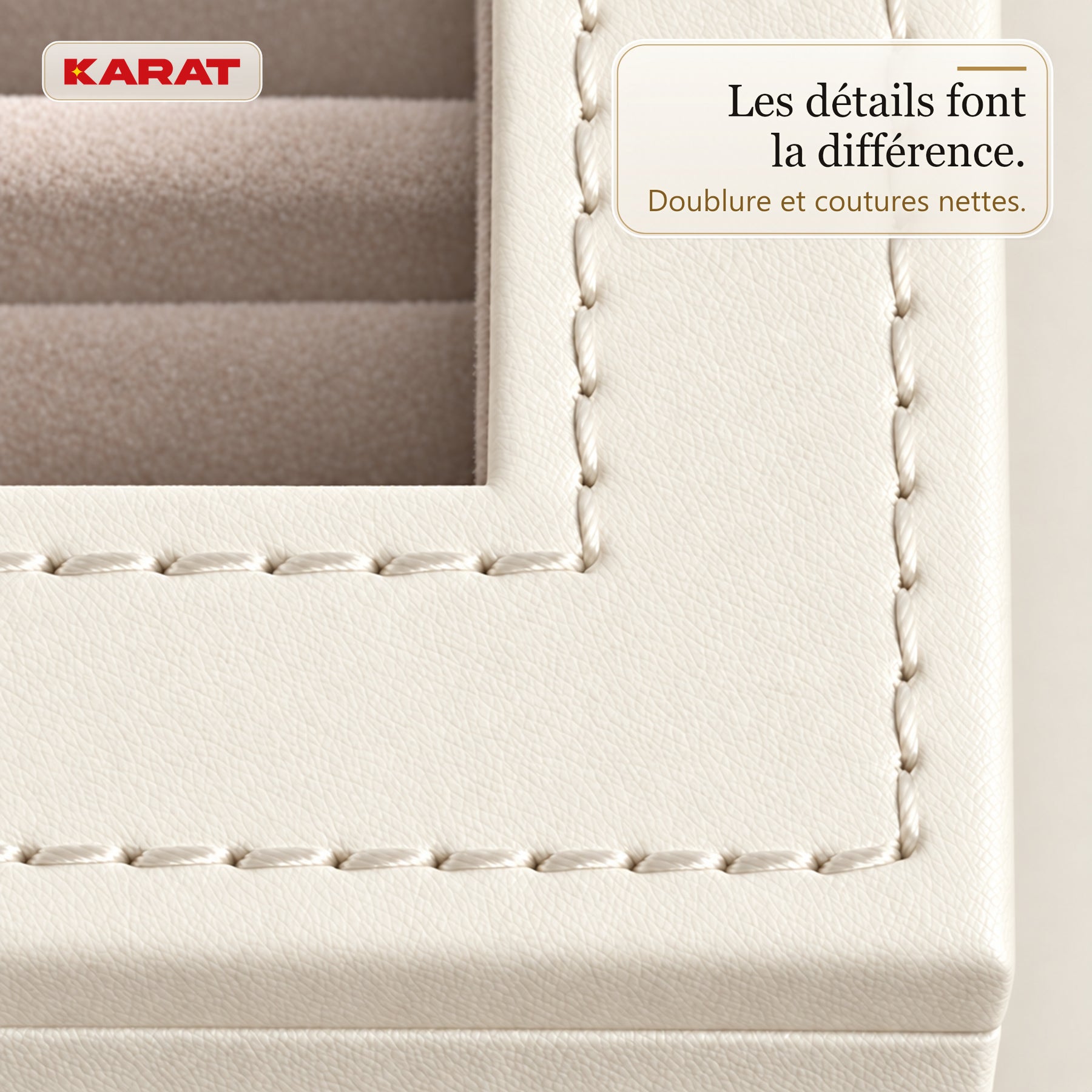 A3_Blanc crème - 6 niveaux