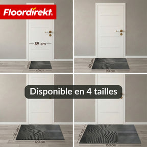 Tapis d’entrée | Circa | Tapis de porte lavable pour intérieur & extérieur | Tapis antidérapant avec dos en TPE