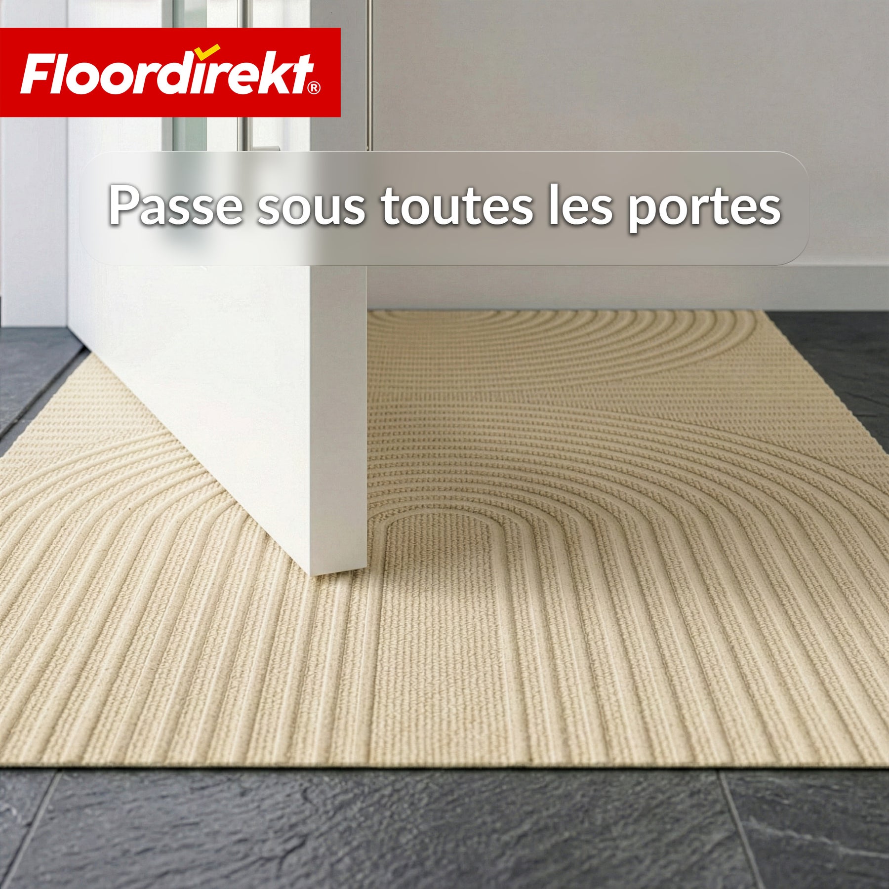 Tapis d’entrée | Circa | Tapis de porte lavable pour intérieur & extérieur | Tapis antidérapant avec dos en TPE