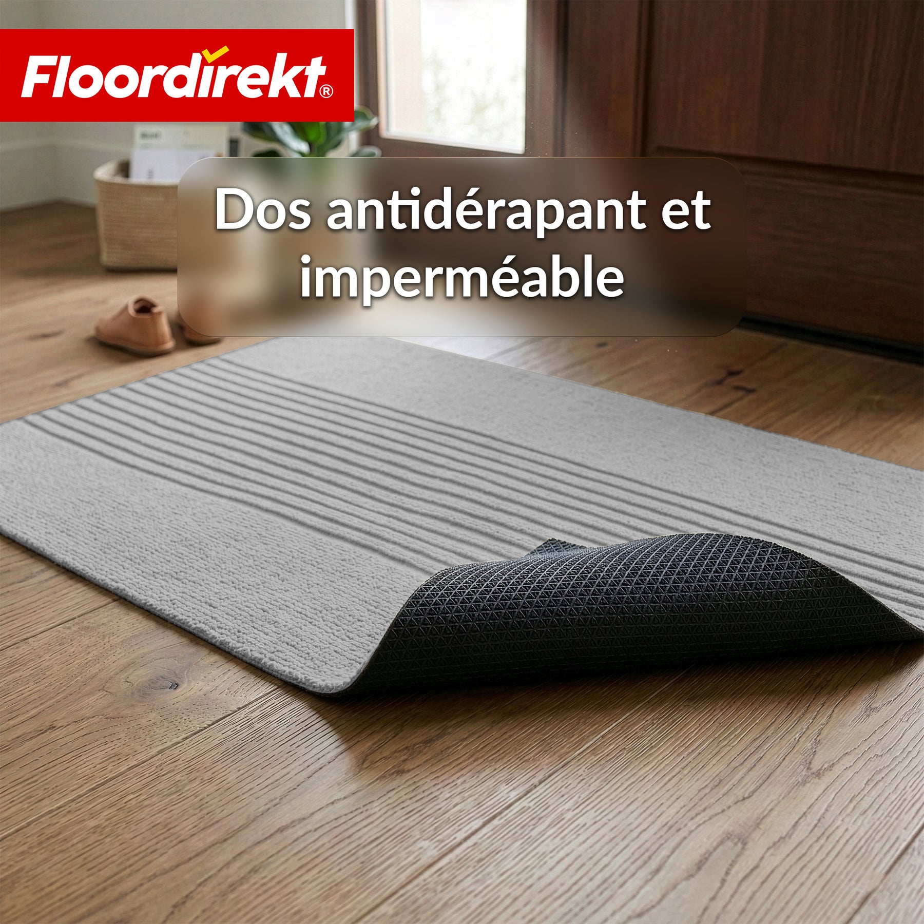 Tapis d’entrée | Circa | Tapis de porte lavable pour intérieur & extérieur | Tapis antidérapant avec dos en TPE