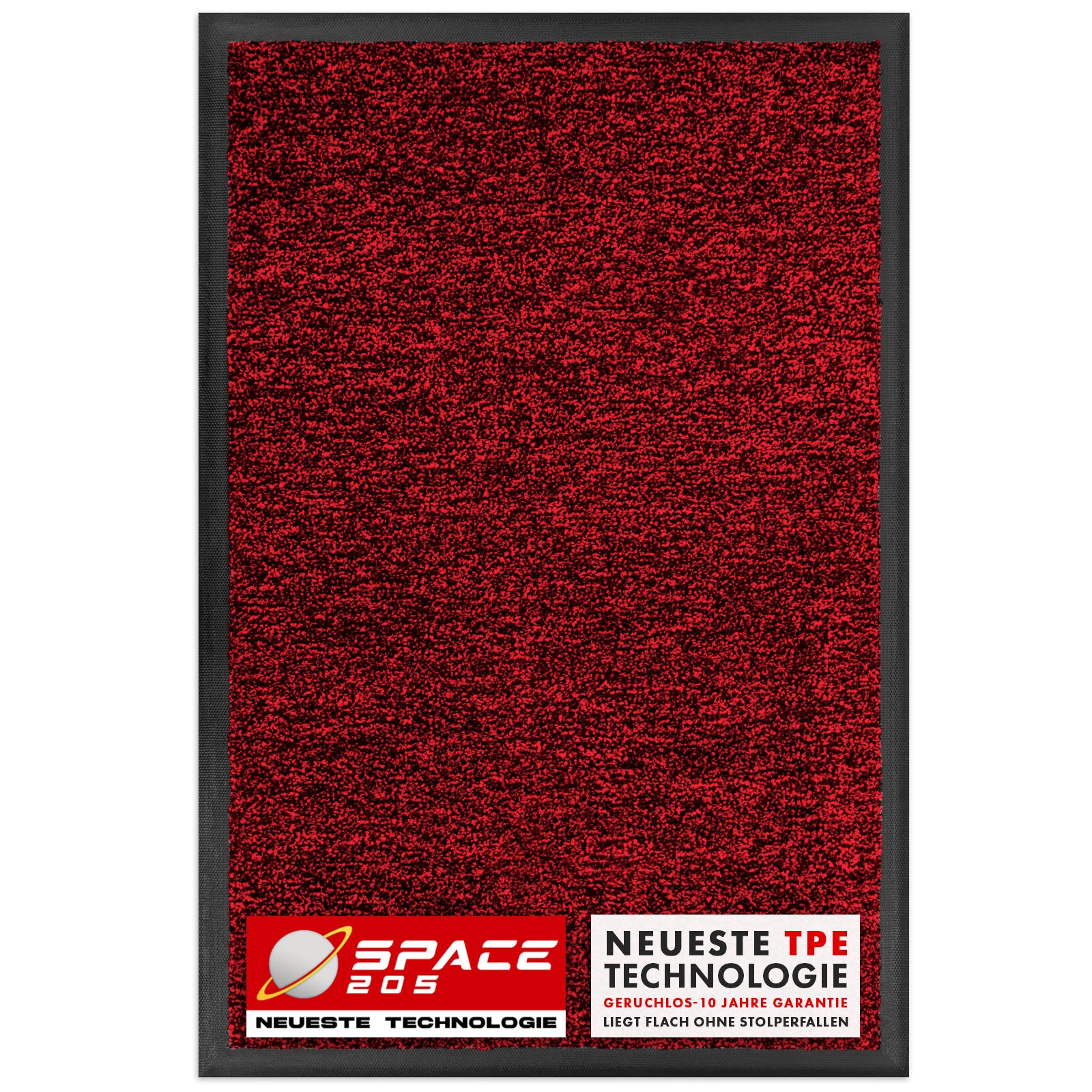Tapis anti-salissures | Space 205 | Tapis antidérapant avec technologie TPE innovante sur les bords et au dos | Idéal pour les entrées, les couloirs et les portes d'entrée | Disponible en différentes couleurs et tailles