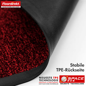 Tapis anti-salissures | Space 205 | Tapis antidérapant avec technologie TPE innovante sur les bords et au dos | Idéal pour les entrées, les couloirs et les portes d'entrée | Disponible en différentes couleurs et tailles