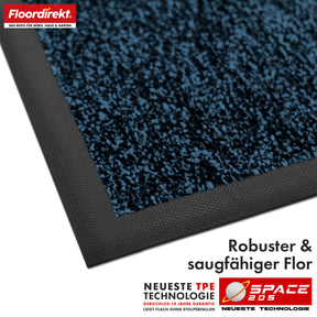 Tapis anti-salissures | Space 205 | Tapis antidérapant avec technologie TPE innovante sur les bords et au dos | Idéal pour les entrées, les couloirs et les portes d'entrée | Disponible en différentes couleurs et tailles