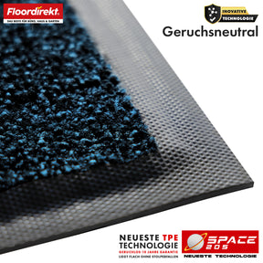 Tapis anti-salissures | Space 205 | Tapis antidérapant avec technologie TPE innovante sur les bords et au dos | Idéal pour les entrées, les couloirs et les portes d'entrée | Disponible en différentes couleurs et tailles