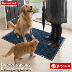 Tapis anti-salissures | Space 205 | Tapis antidérapant avec technologie TPE innovante sur les bords et au dos | Idéal pour les entrées, les couloirs et les portes d'entrée | Disponible en différentes couleurs et tailles
