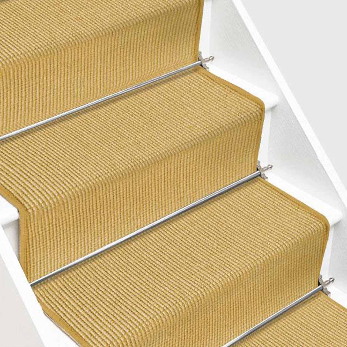 ✂ Tapis d'escalier en sisal sur mesure | Sylt | Nombreuses couleurs